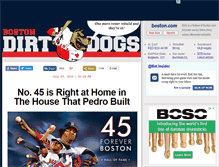 Tablet Screenshot of bostondirtdogs.com